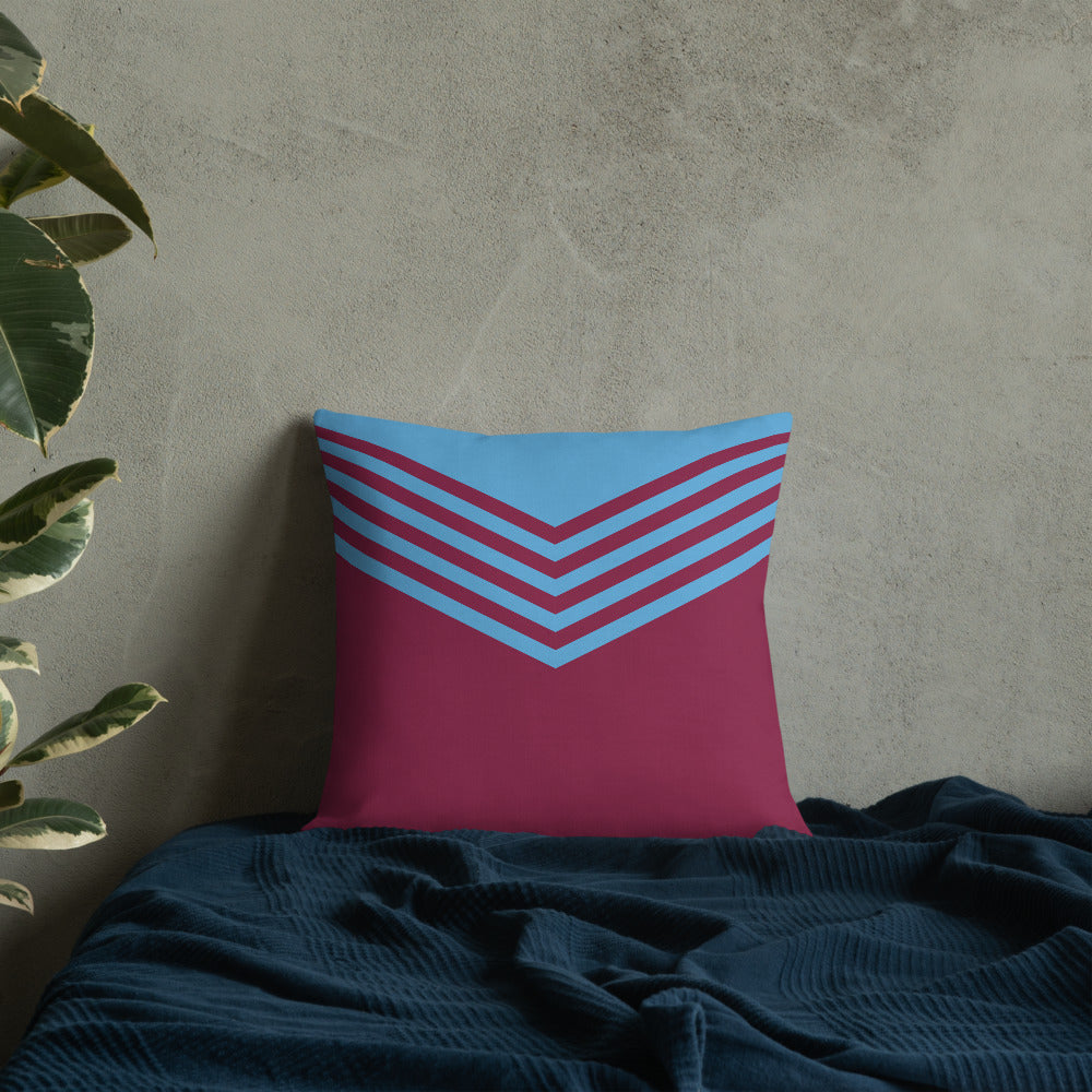 West Ham 1976 inspired Premium Cushion with Filling