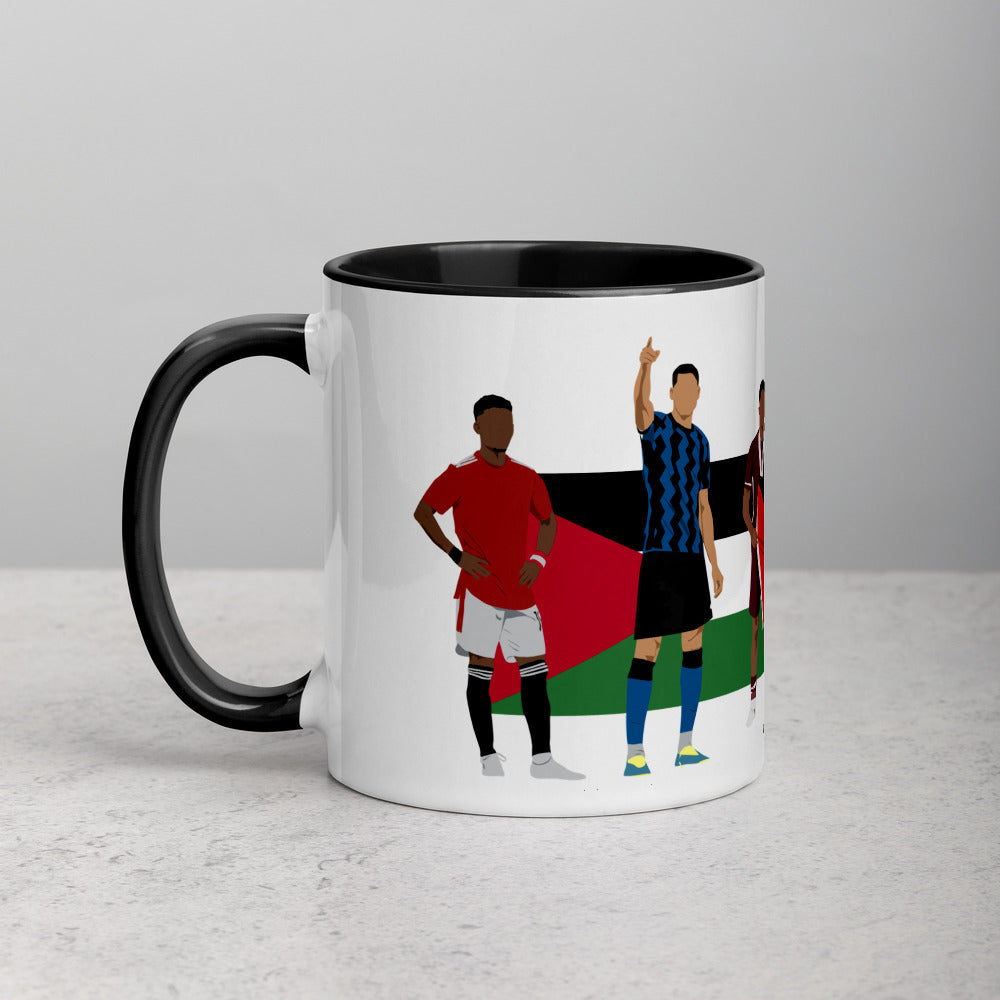 Peace and Freedom Palestine Football Mug