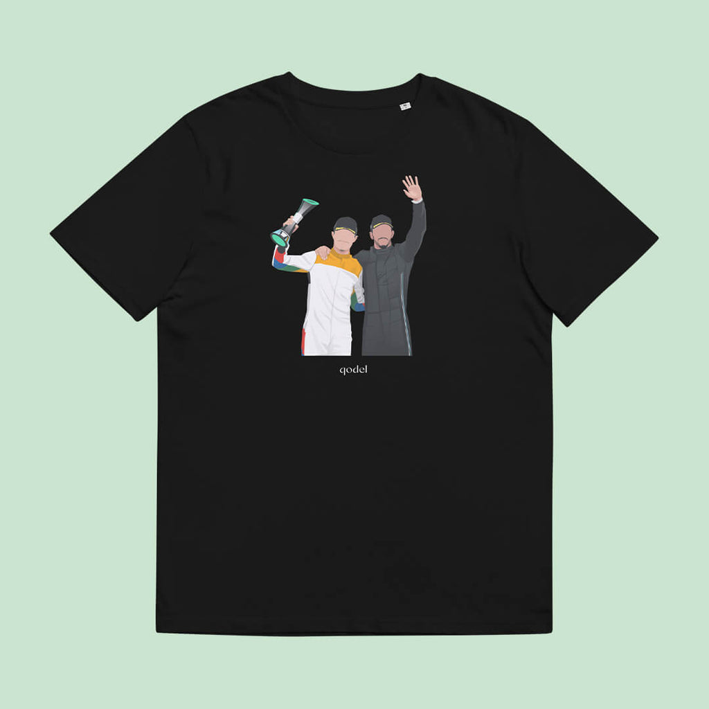 Lando Norris and Lewis Hamilton T-shirt Organic Cotton