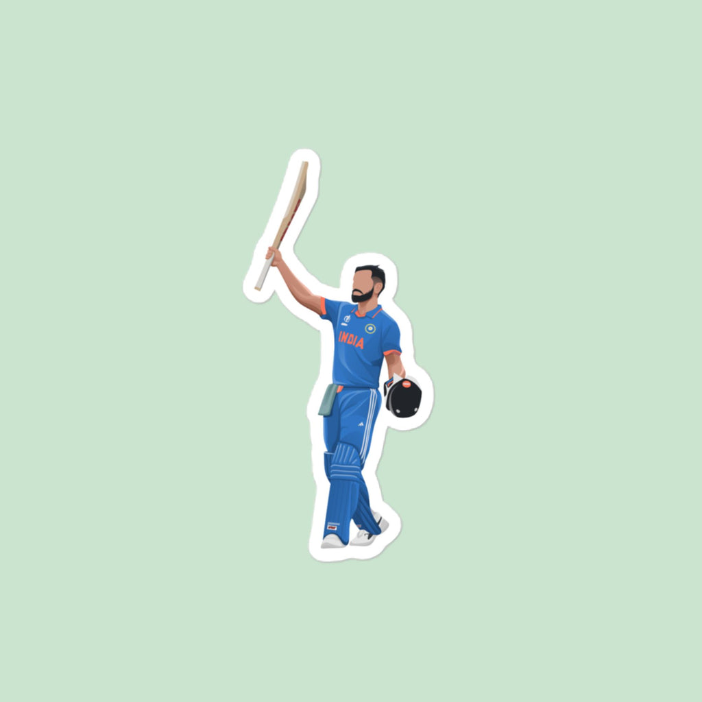 Virat Kohli sticker - India Cricket sticker