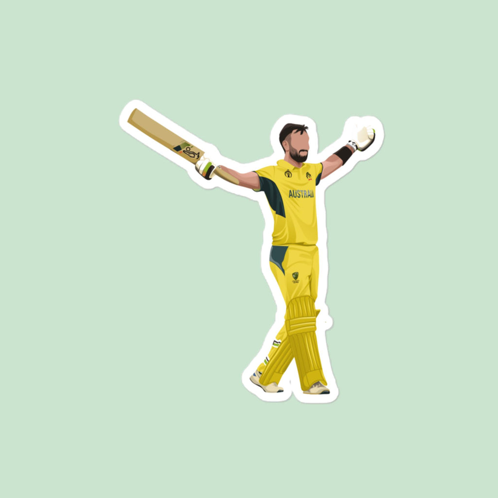 Glenn Maxwell Sticker - Australian Cricket Sticker