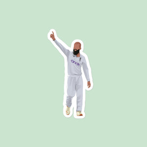 Moeen Ali Sticker - England Cricket stickers