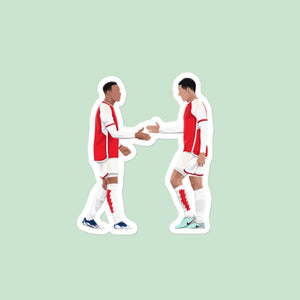 Gabriel Magalhaes and William Saliba Sticker