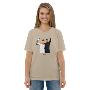 Lando Norris and Lewis Hamilton T-shirt Organic Cotton