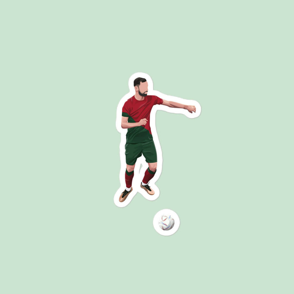 Bruno Fernandes Portugal Sticker