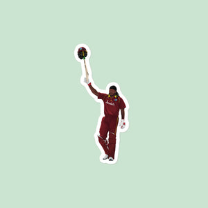 Chris Gayle Sticker