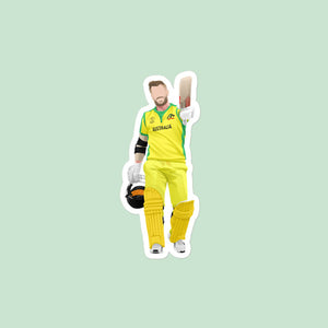 David Warner Sticker