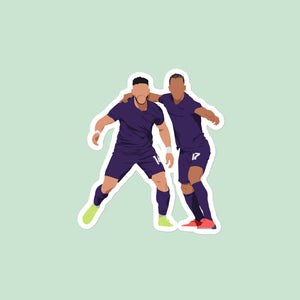 Dom and Nani Sticker