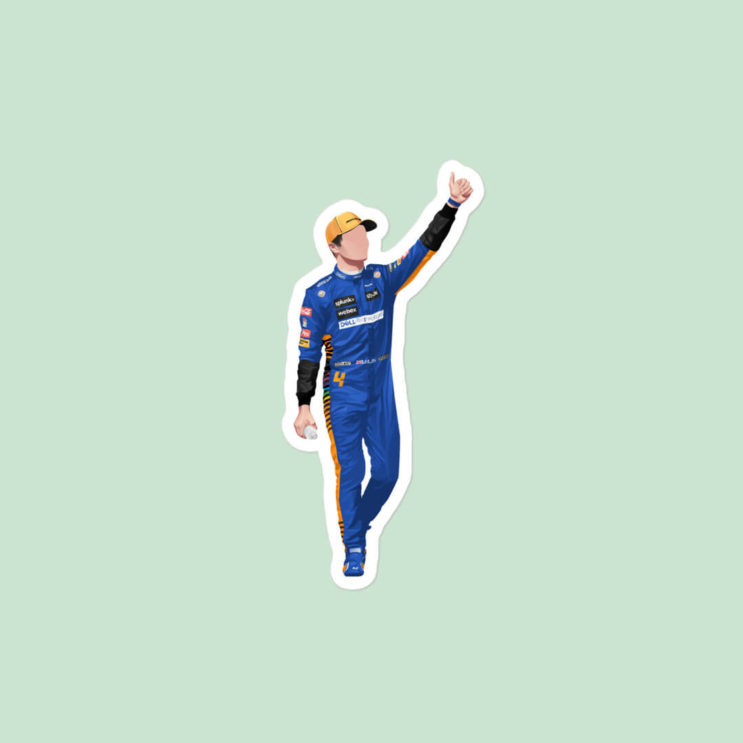 Lando Norris Sticker – QODEL