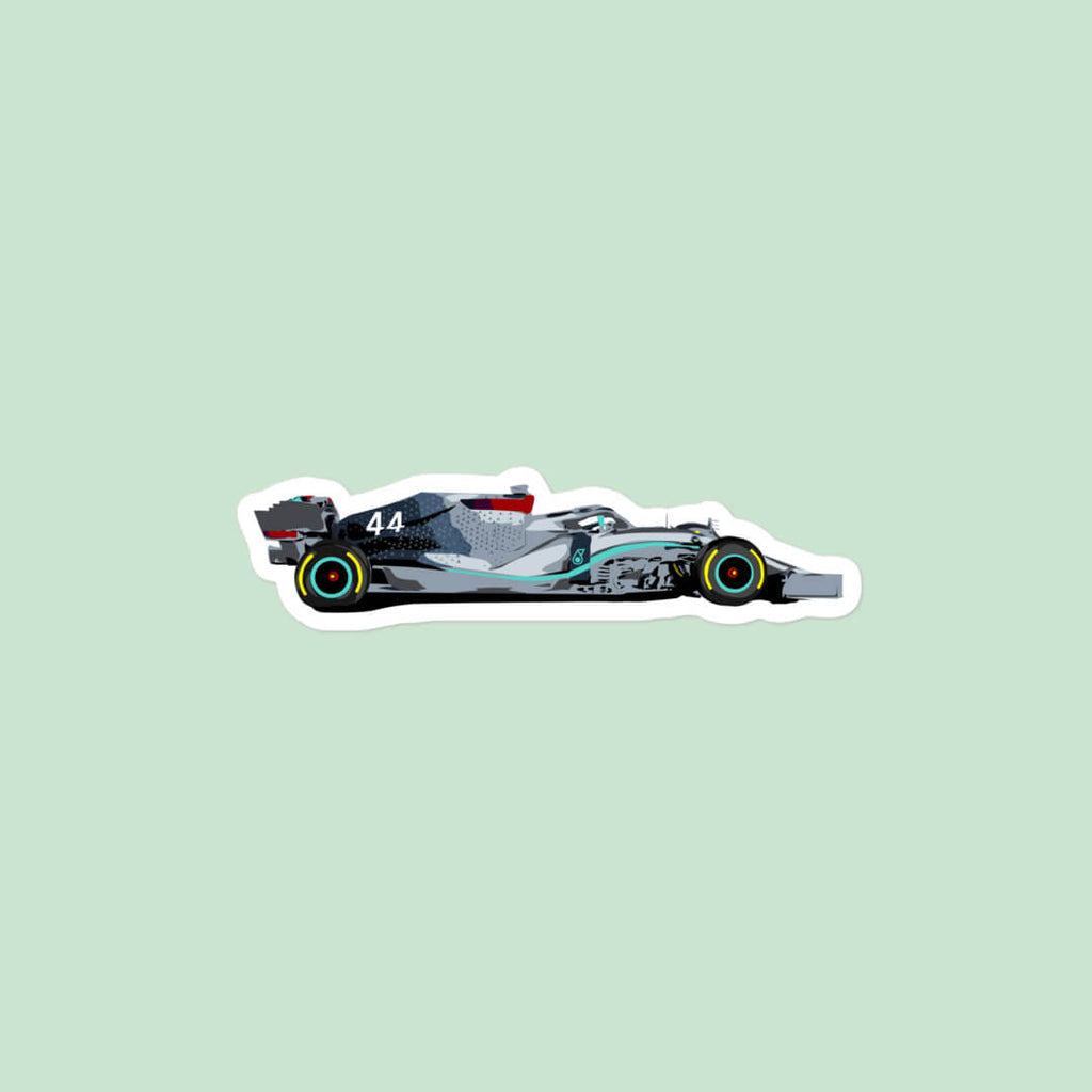 Mercedes F1 car Sticker