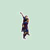 Messi and Ronaldinho Sticker