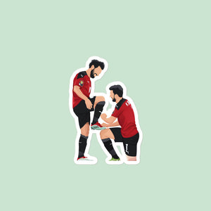 Mohamed Salah and Trézéguet Sticker