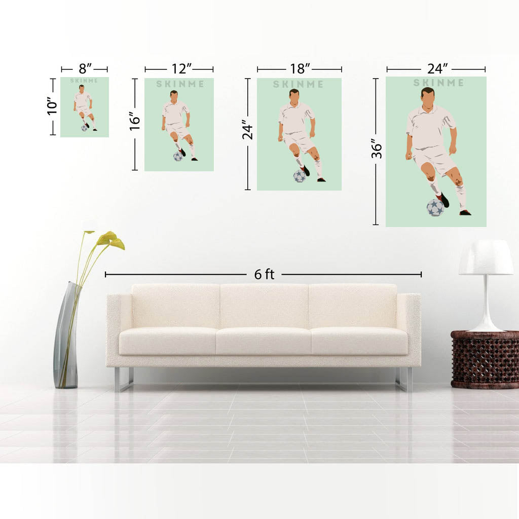 Zinedine Zidane Real Madrid Poster