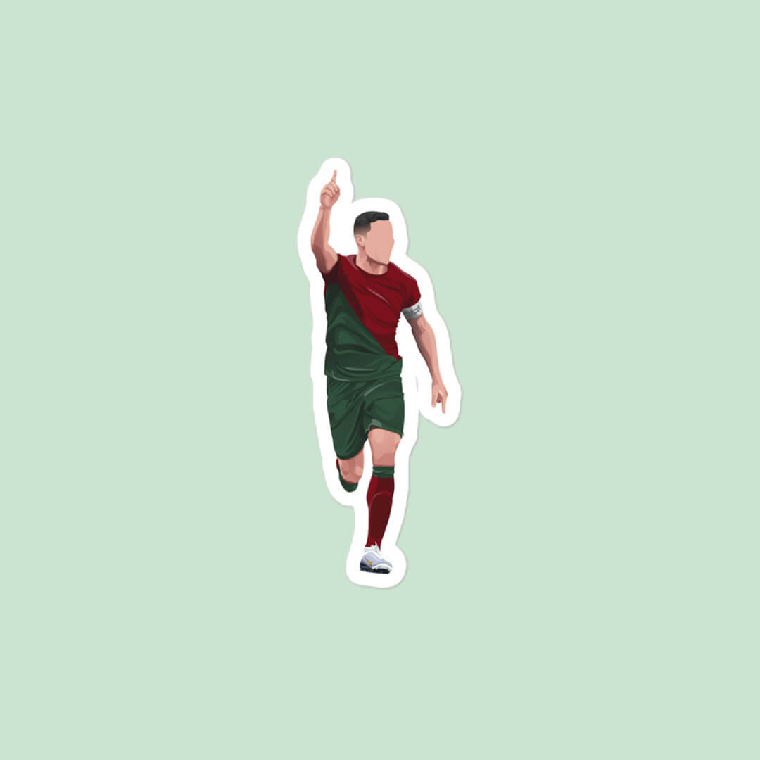 Ronaldo Portugal Sticker