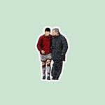 Ronaldo and Alex Ferguson Sticker