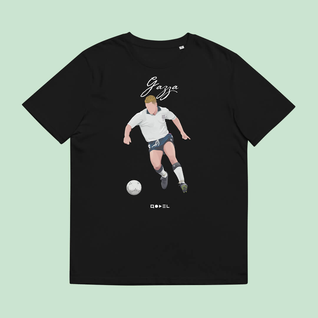 Gazza England T-shirt - Organic Cotton