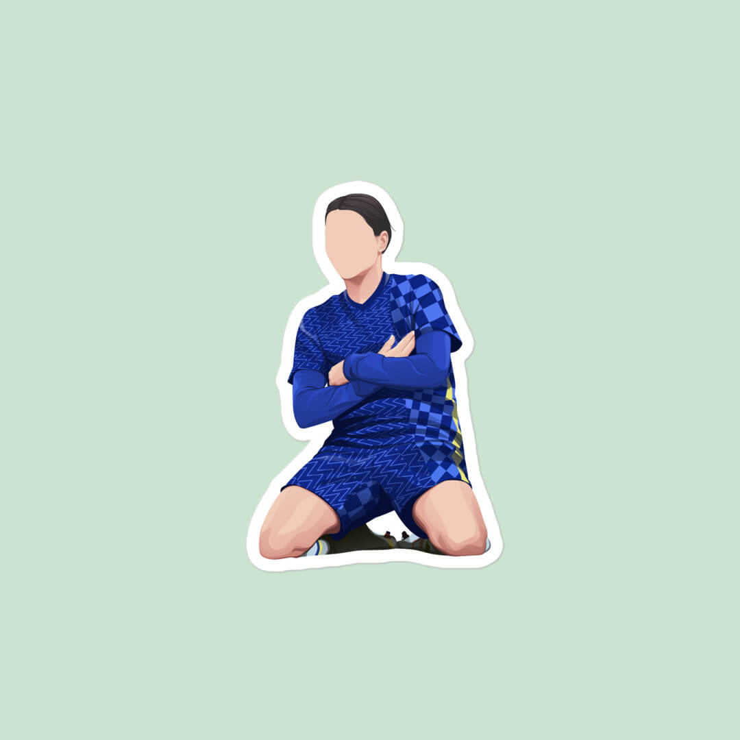 Sam Kerr Chelsea Shirt 22/23 Sticker for Sale by alxstevunz