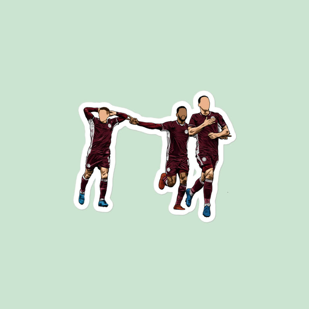 Tielemans FA cup goal celebration Sticker