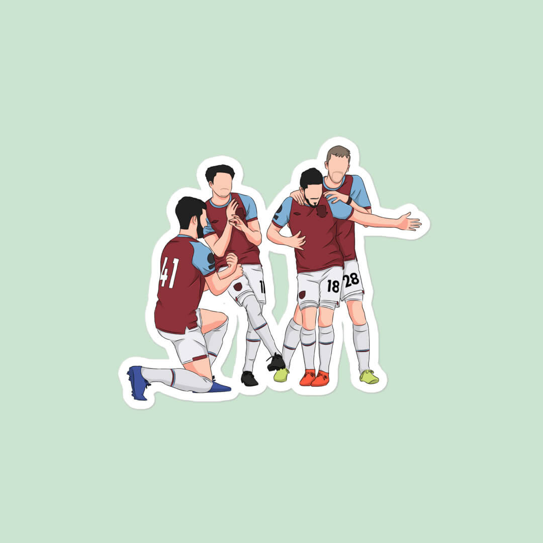 West Ham Celebration Sticker