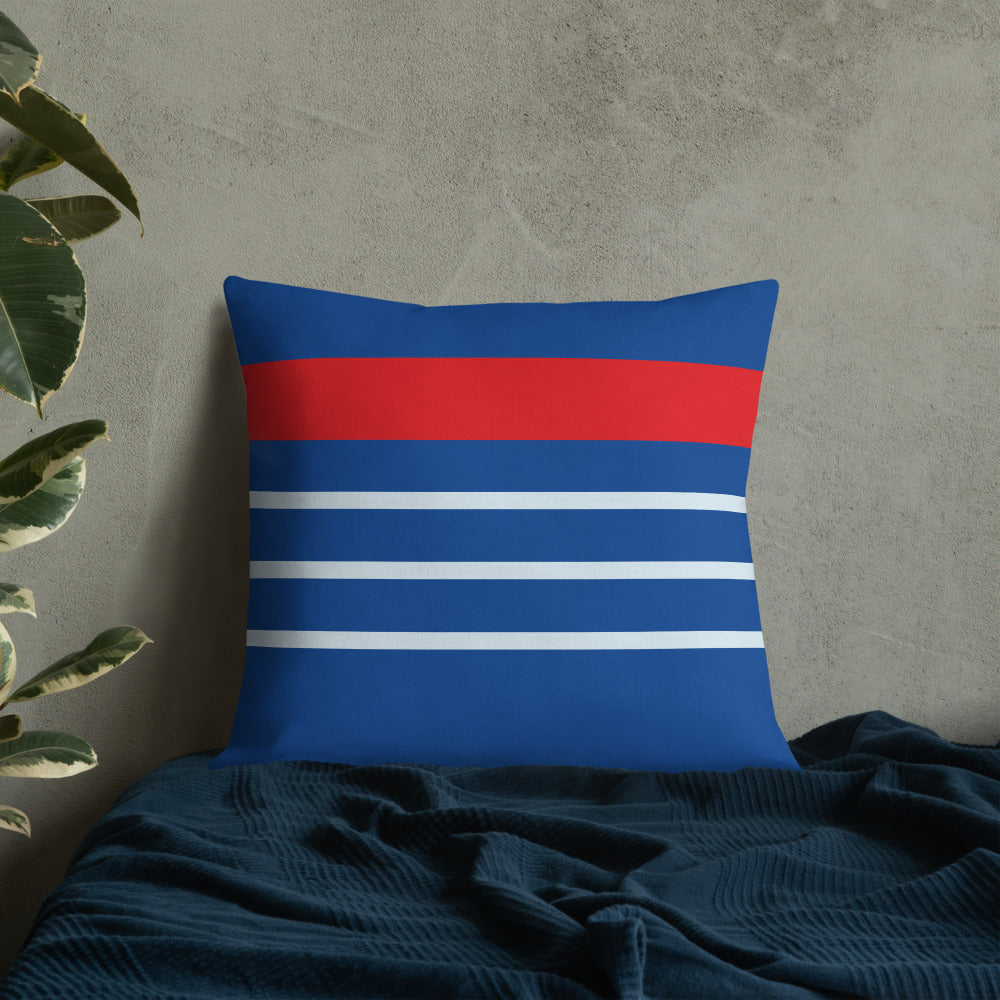 France Retro Football Cushion with Filling