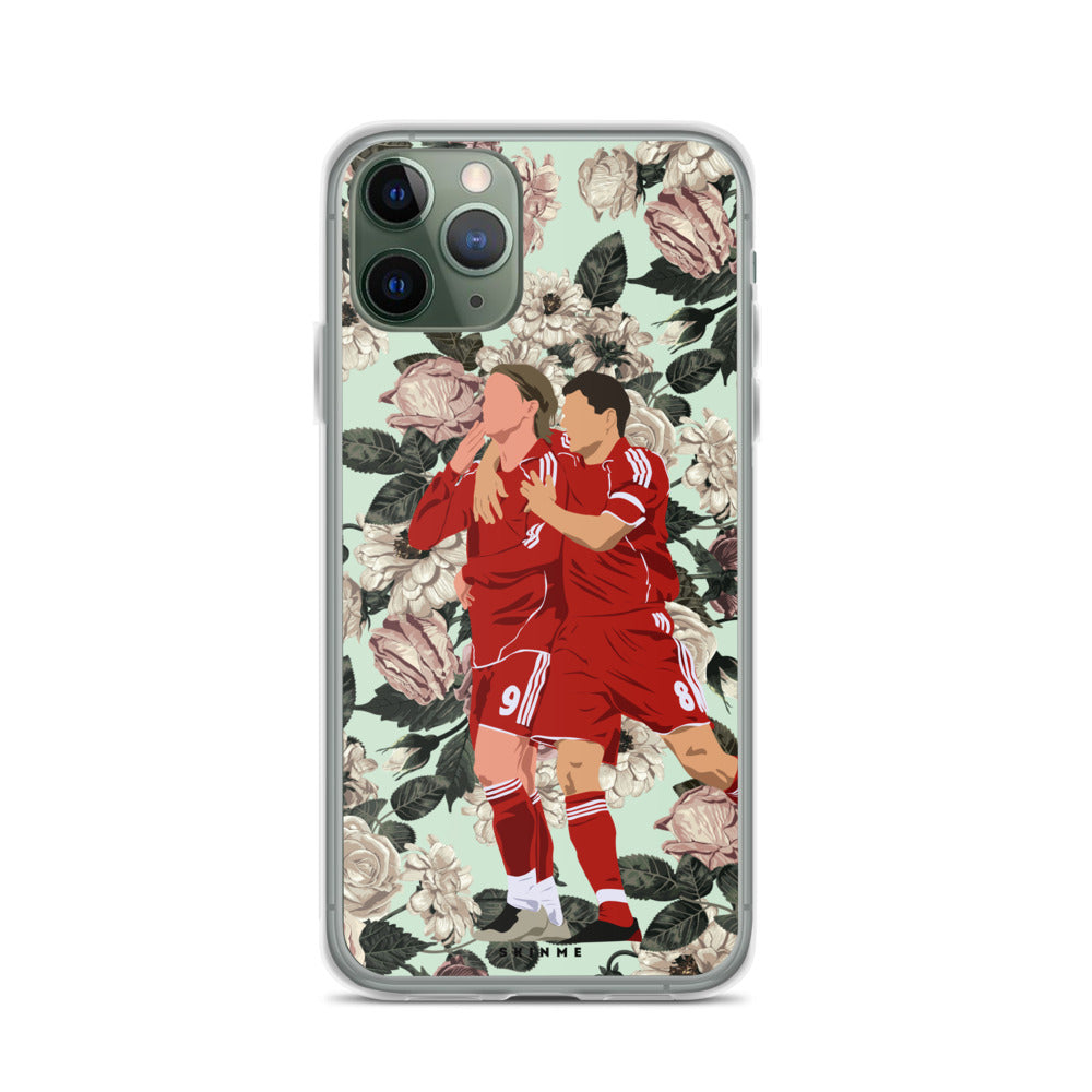Fernando Torres and Steven Gerrard Floral iPhone Case