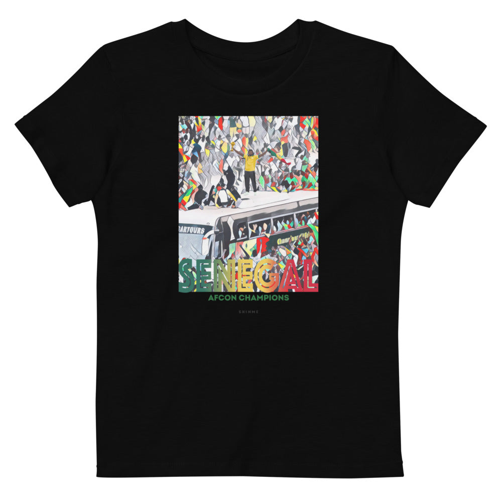 Senegal AFCON Champions Organic cotton kids t-shirt