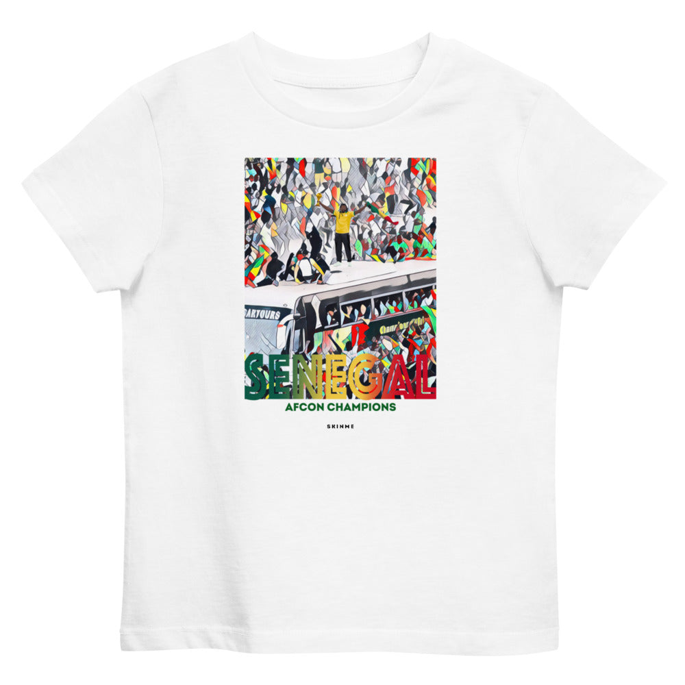 Senegal AFCON Champions Organic cotton kids t-shirt