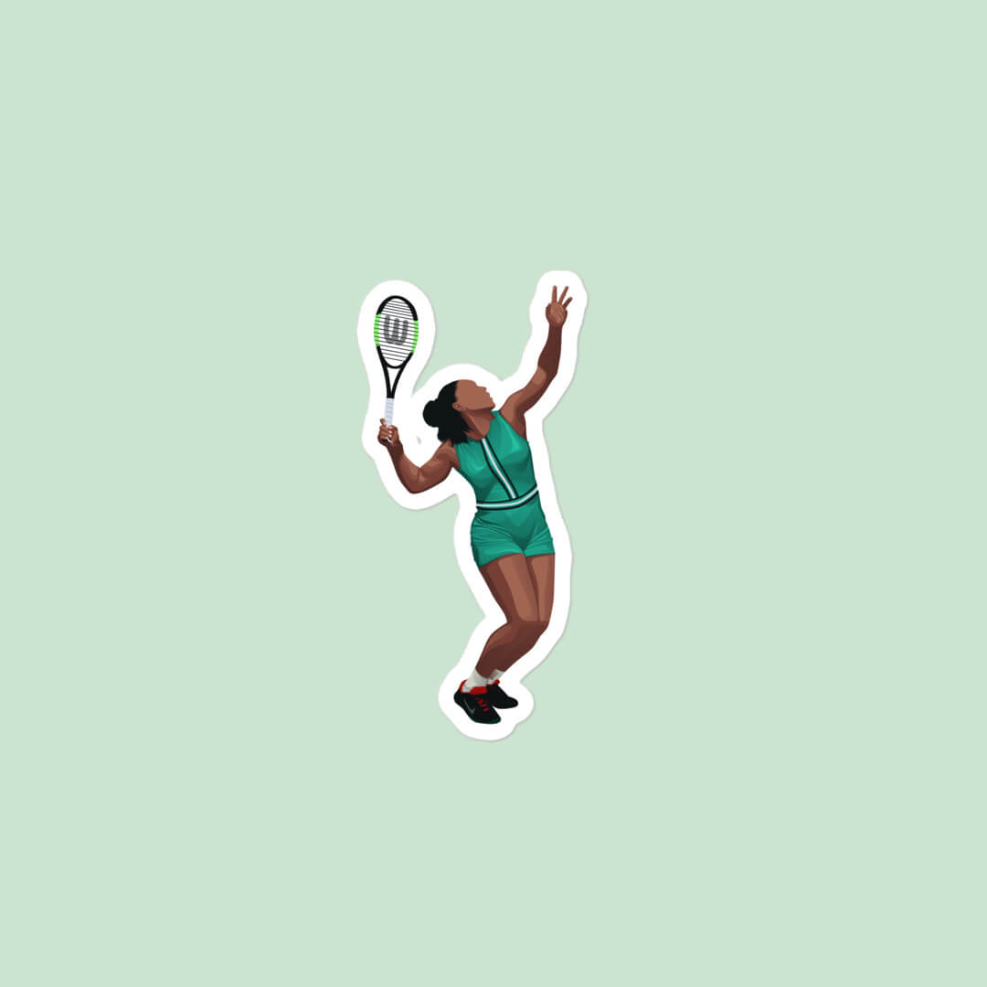 Serena Williams Sticker