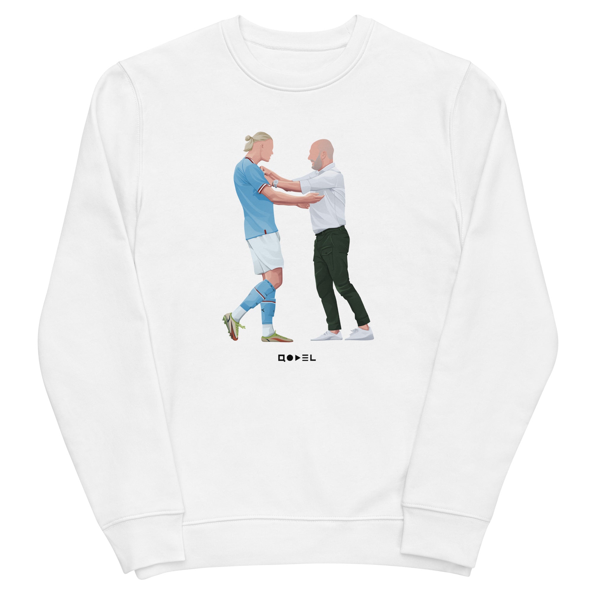 Erling Haaland and Pep Sweatshirt