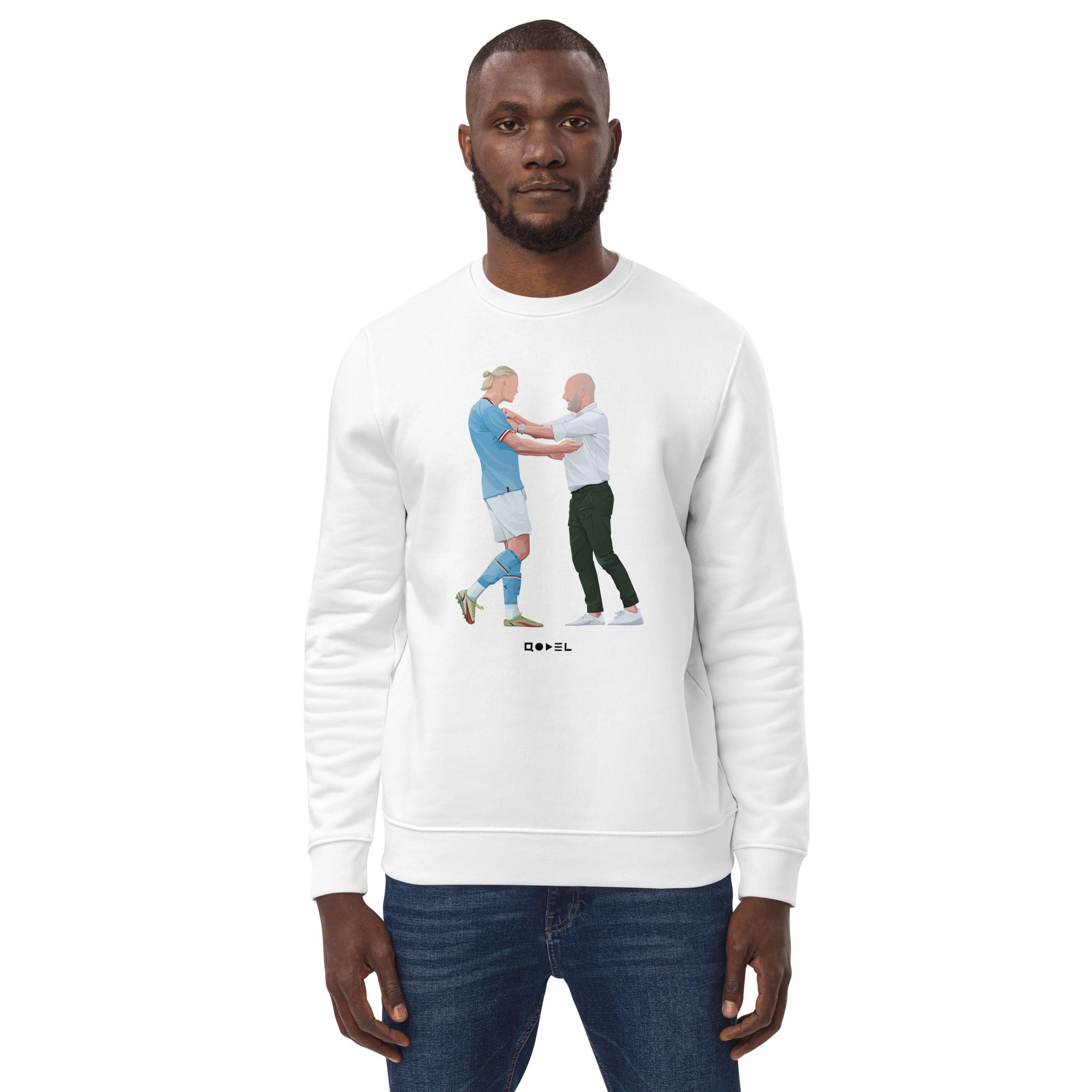 Erling Haaland and Pep Sweatshirt