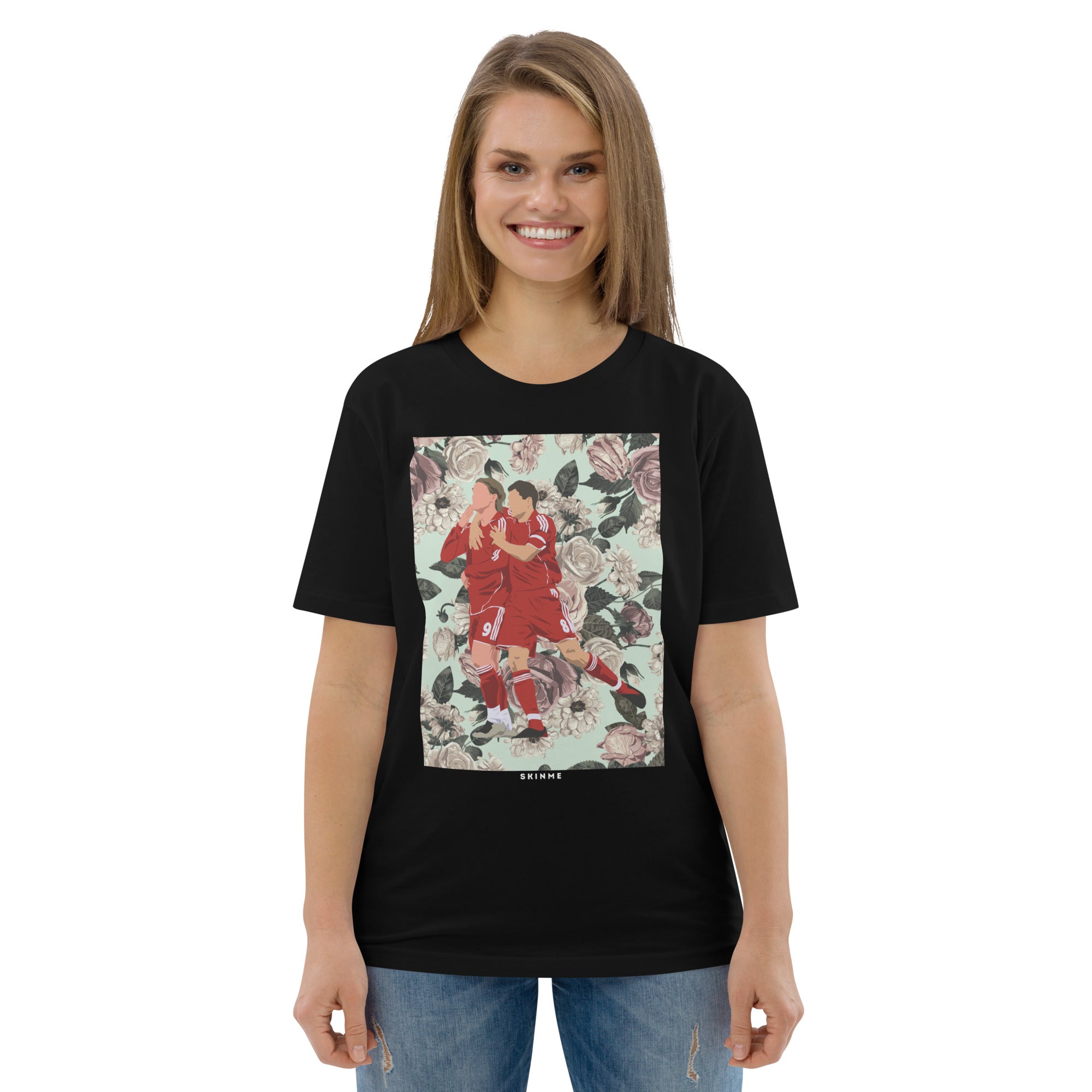 Fernando Torres and Steven Gerrard Floral T-Shirt