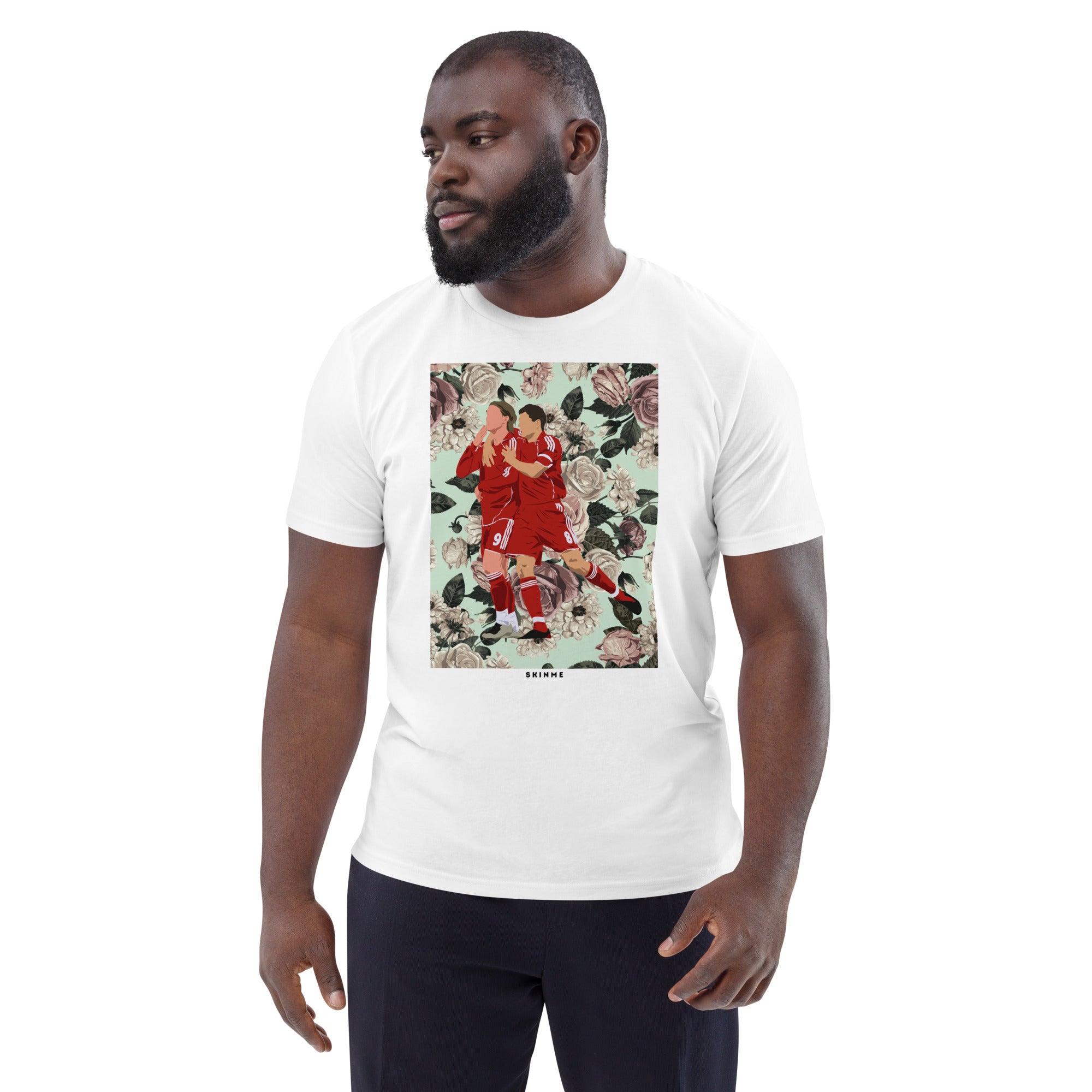 Fernando Torres and Steven Gerrard Floral T-Shirt