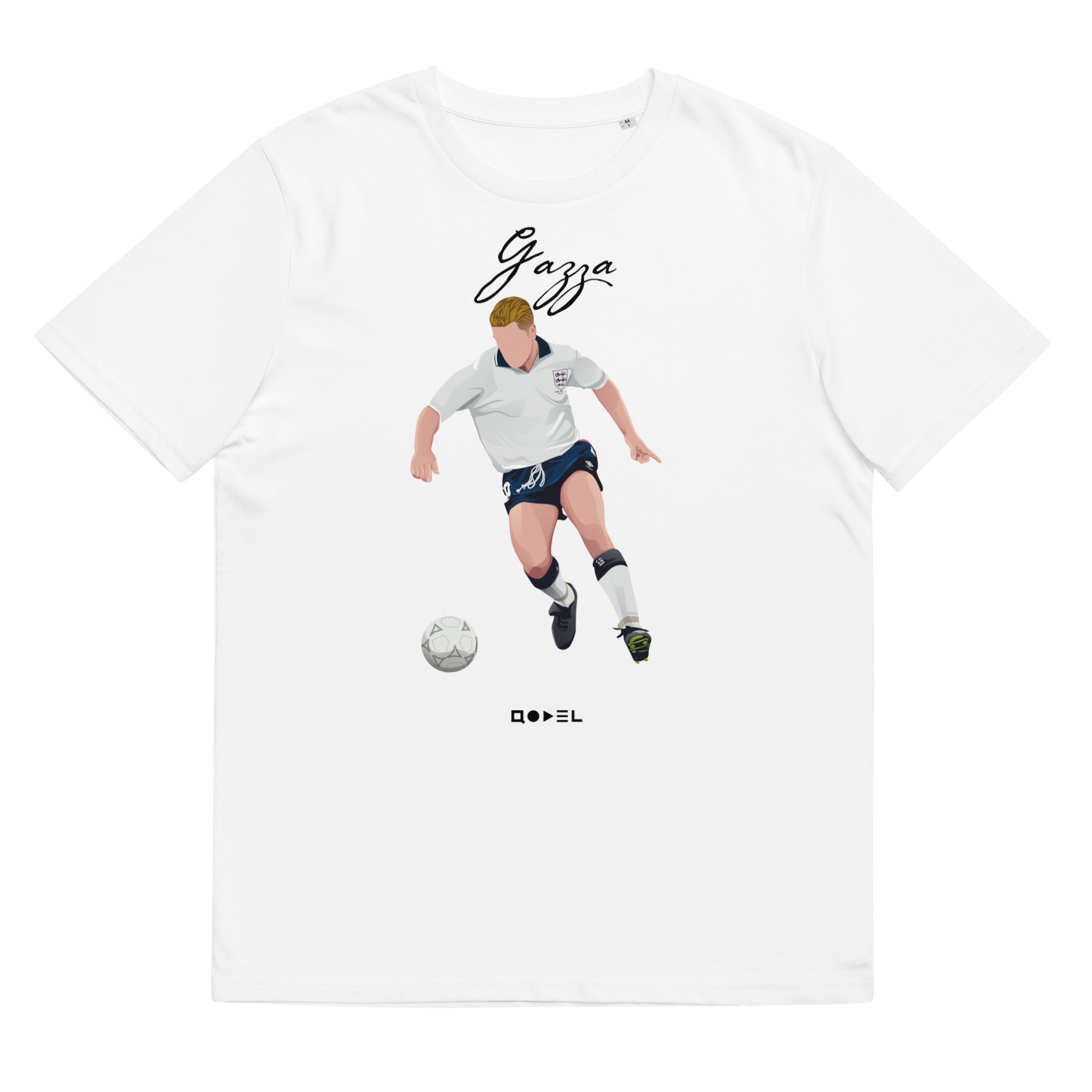 Gazza England T-shirt - Organic Cotton