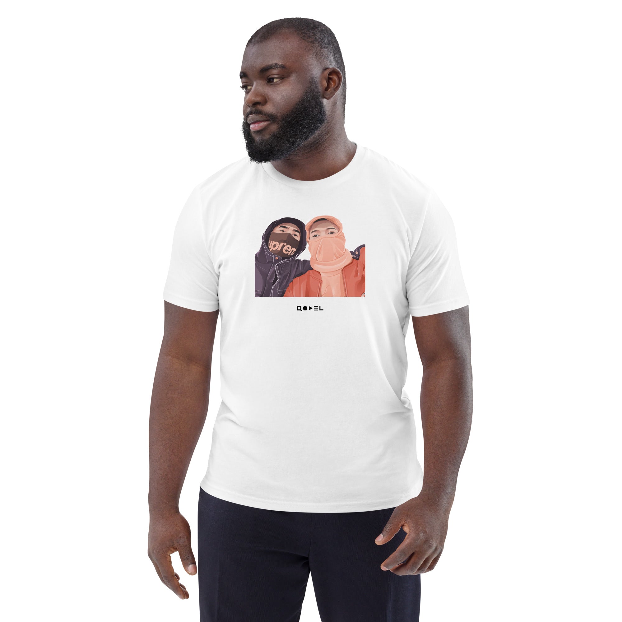 Mbappe and Hakimi T-shirt - Organic cotton