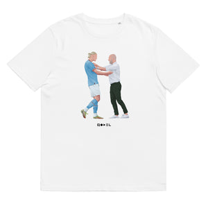 Erling Haaland and Pep T-shirt - Organic Cotton