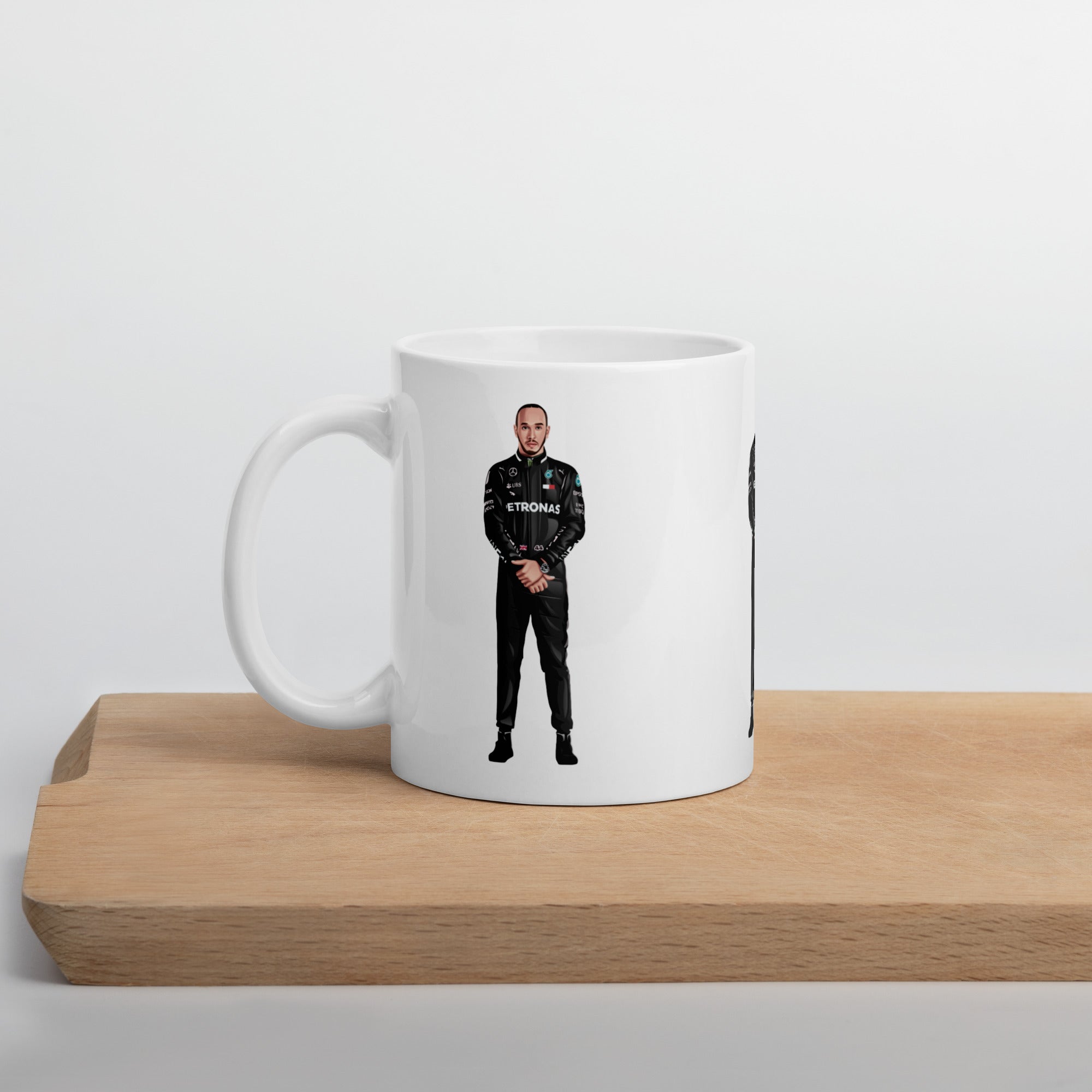 Lewis Hamilton Mug - White