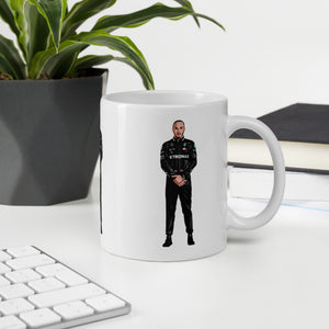 Lewis Hamilton Mug - White